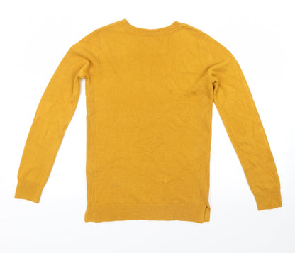 Primark Womens Yellow   Pullover Jumper Size 4