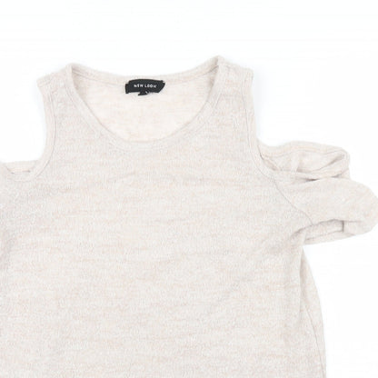 Womens UK Size 8 New Look Pink Basic Tank