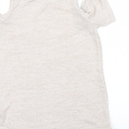 Womens UK Size 8 New Look Pink Basic Tank