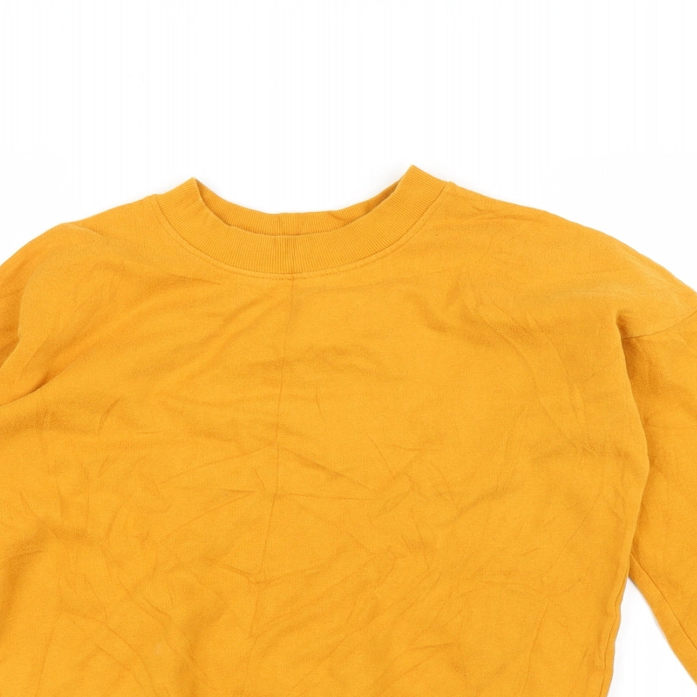 Womens UK Size 6 NEXT Yellow Pullover Sweatshirt