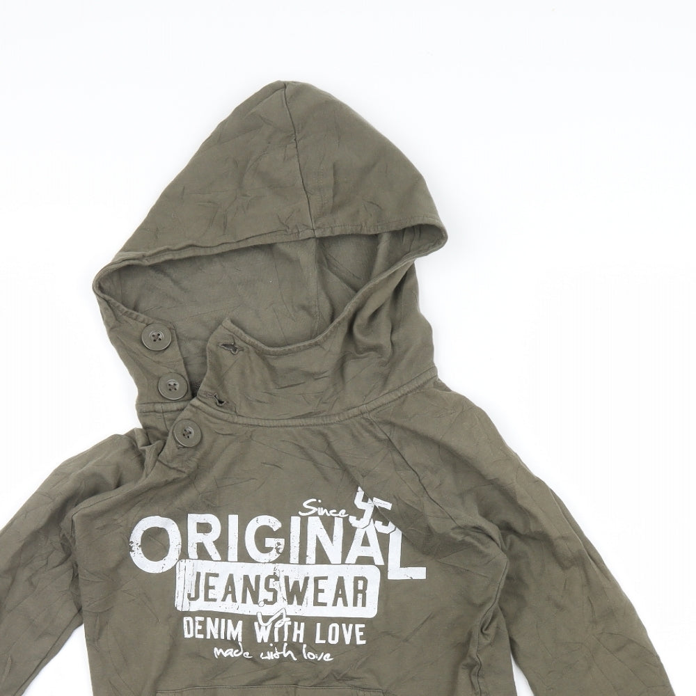 only  Womens Green   Pullover Hoodie Size XS  - denim with love