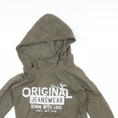 only  Womens Green   Pullover Hoodie Size XS  - denim with love