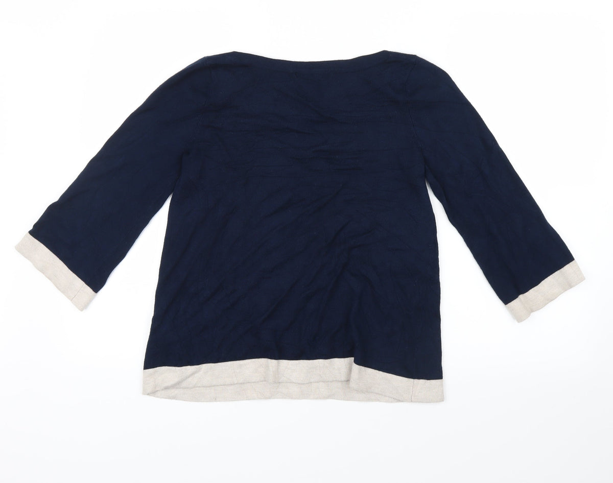 Marks & Spencer Womens Blue   Pullover Jumper Size 10