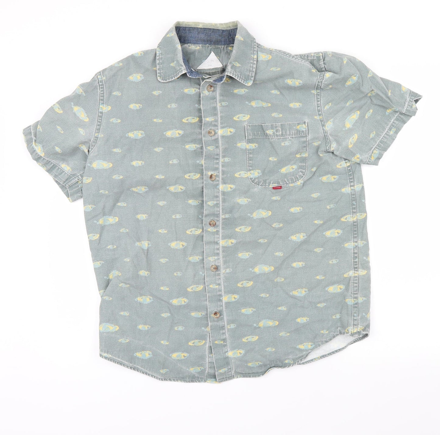 Altamont Mens Blue    Button-Up Size L