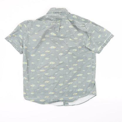 Altamont Mens Blue    Button-Up Size L