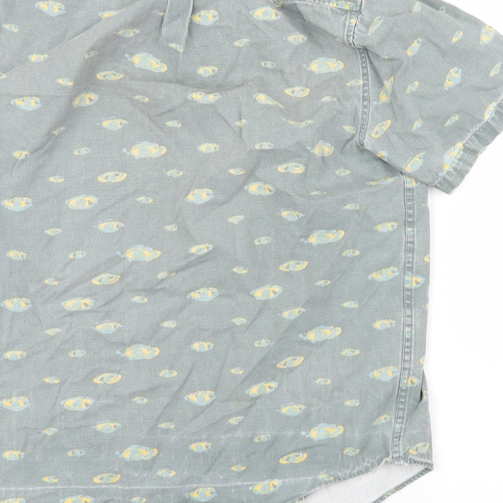 Altamont Mens Blue    Button-Up Size L