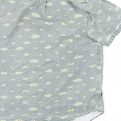 Altamont Mens Blue    Button-Up Size L