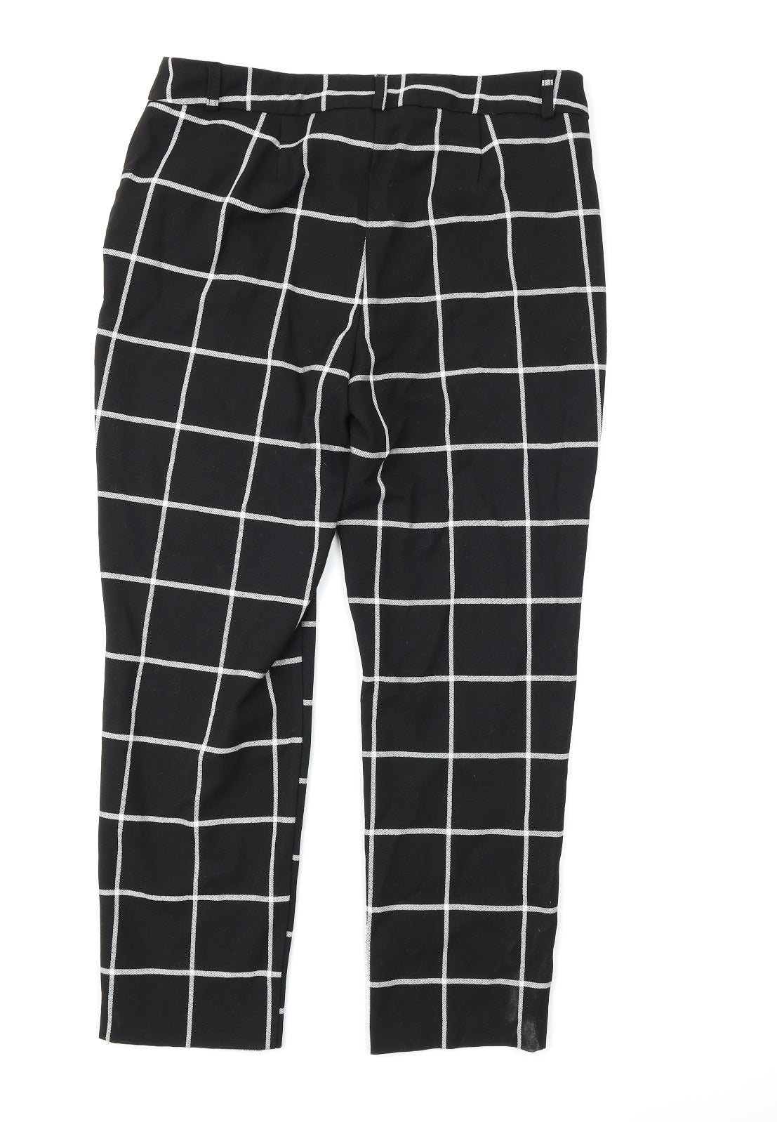 Kaleidoscope Womens Black Striped  Trousers  Size 12 L25 in