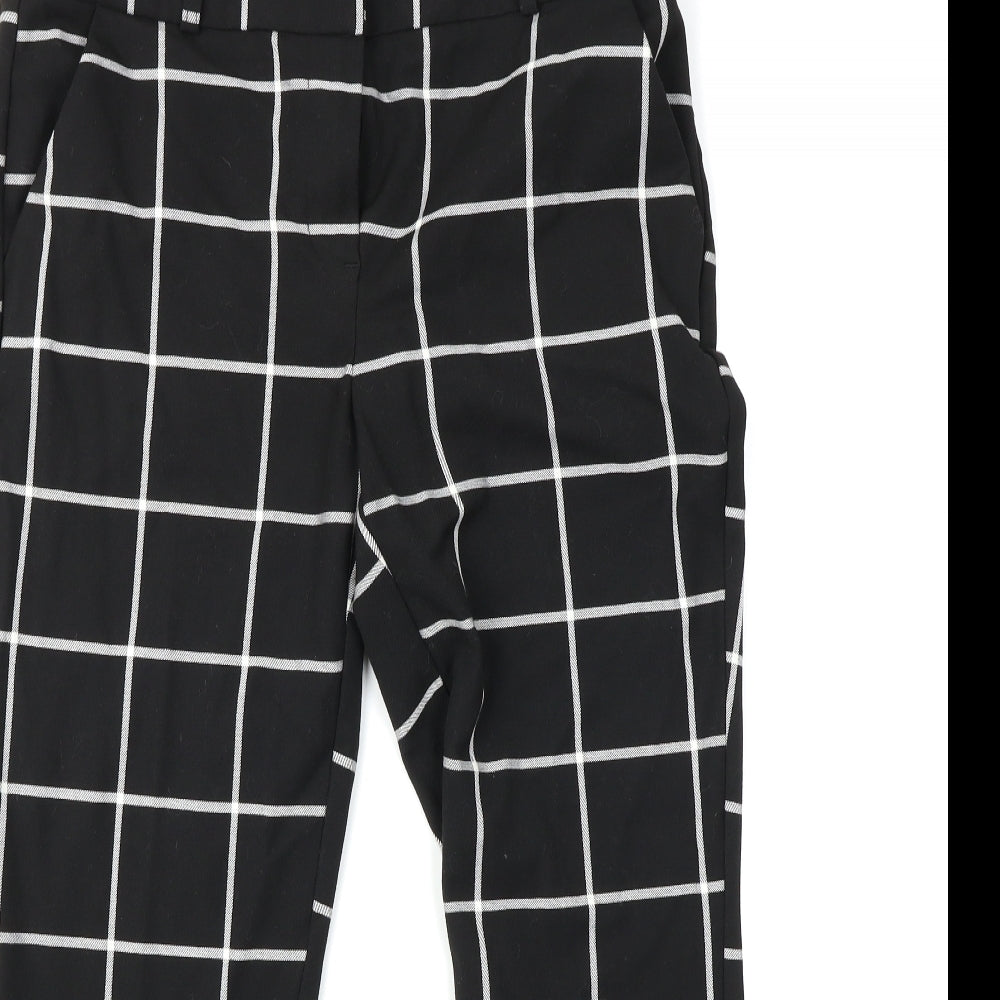 Kaleidoscope Womens Black Striped  Trousers  Size 12 L25 in