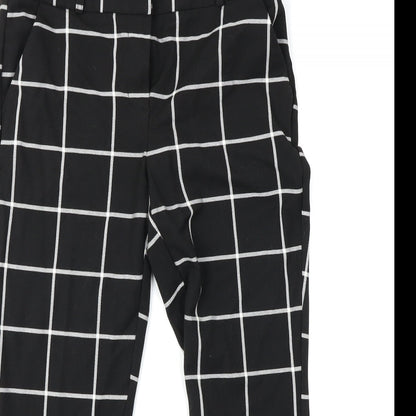 Kaleidoscope Womens Black Striped  Trousers  Size 12 L25 in