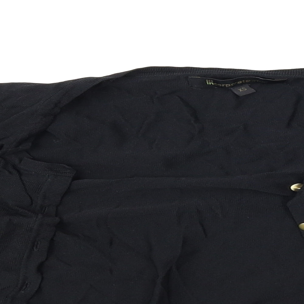 Incorporatewear Womens Black   Cardigan Jumper Size XS