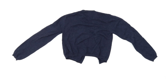 3 Pommes Womens Blue   Cardigan Jumper Size 16