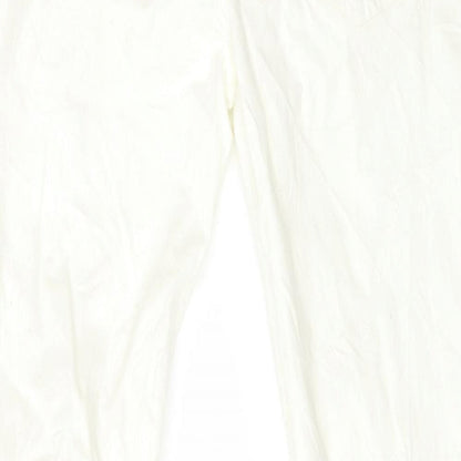 Diamonds &Divas Womens White  Denim Skinny Jeans Size 12 L29 in