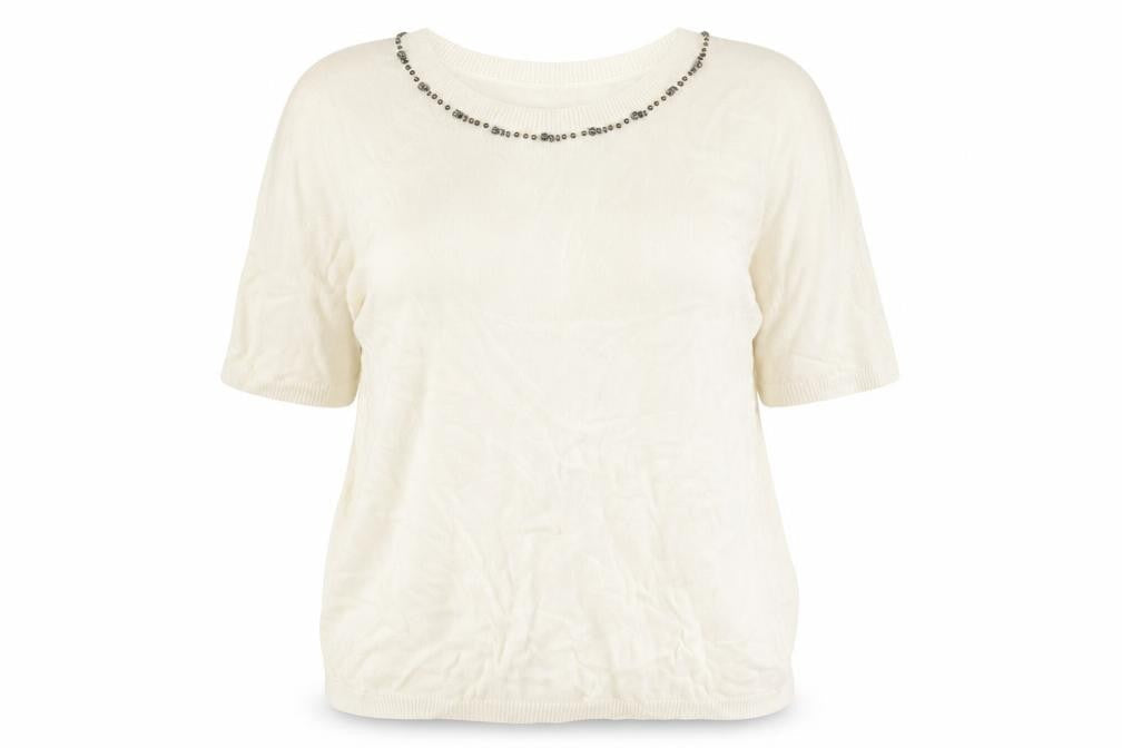 Womens UK Size 16 Classic White Basic T-Shirt