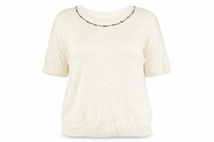 Womens UK Size 16 Classic White Basic T-Shirt