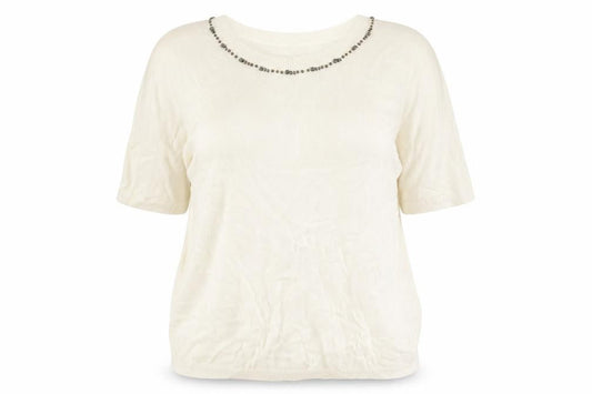 Womens UK Size 16 Classic White Basic T-Shirt