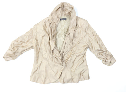 Alex & CO Womens Brown   Jacket  Size 16