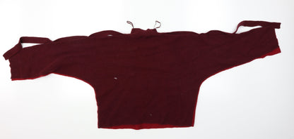 M&S Womens Red   Pullover Jumper Size 8  - Cropped