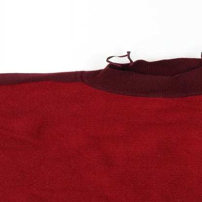 M&S Womens Red   Pullover Jumper Size 8  - Cropped