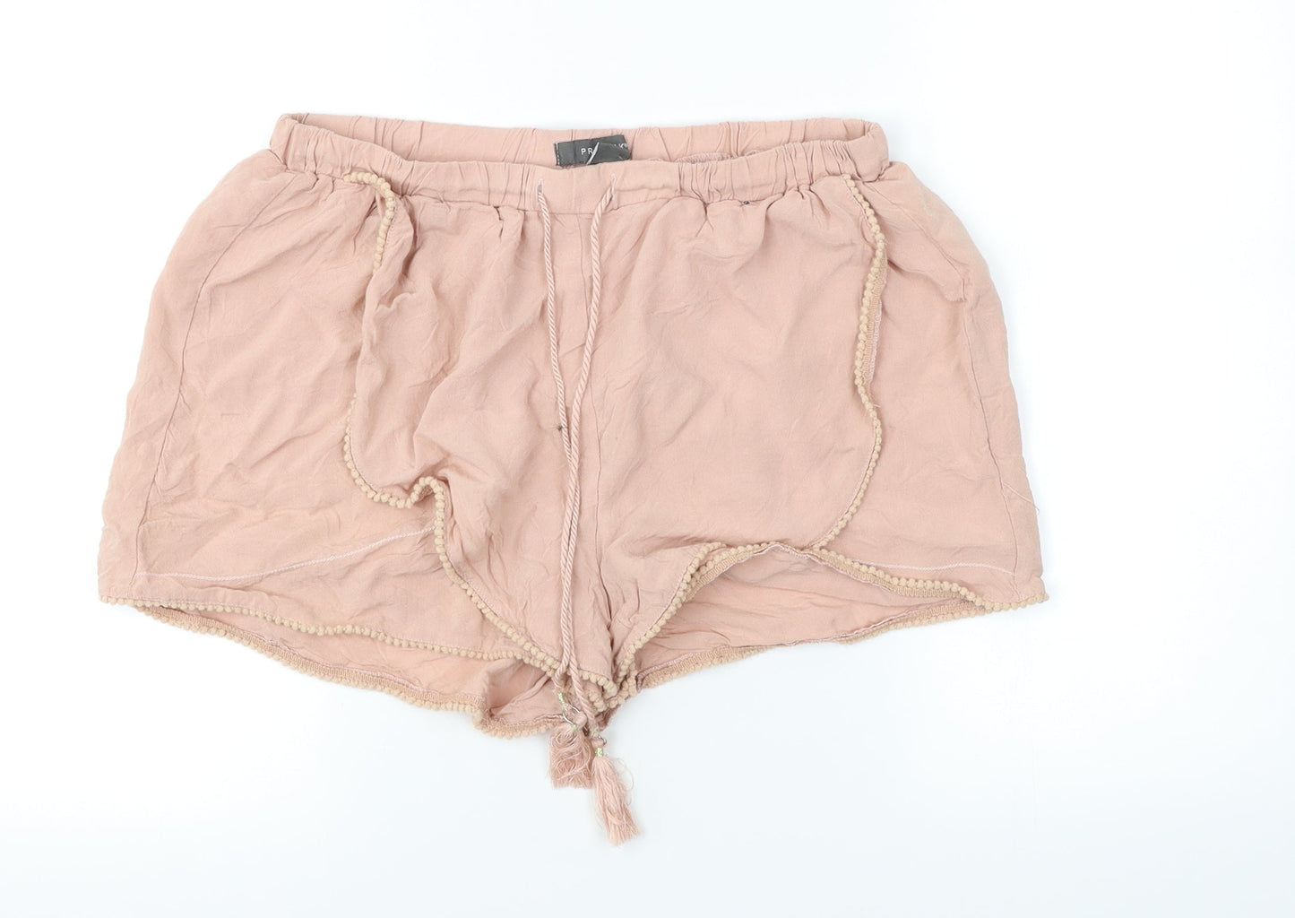 Primark Womens Pink   Hot Pants Shorts Size 14