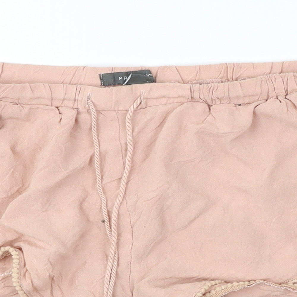 Primark Womens Pink   Hot Pants Shorts Size 14