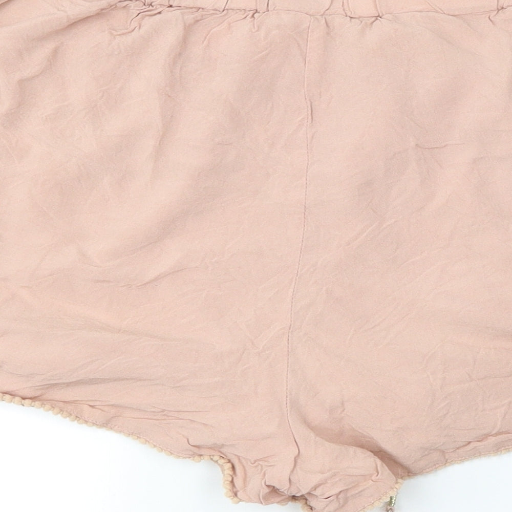 Primark Womens Pink   Hot Pants Shorts Size 14
