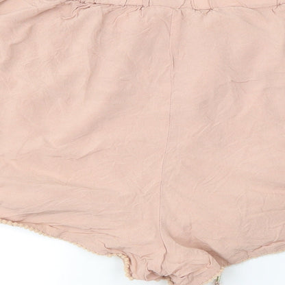 Primark Womens Pink   Hot Pants Shorts Size 14