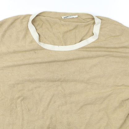 Womens UK Size 18 Gerry Weber Beige Basic T-Shirt