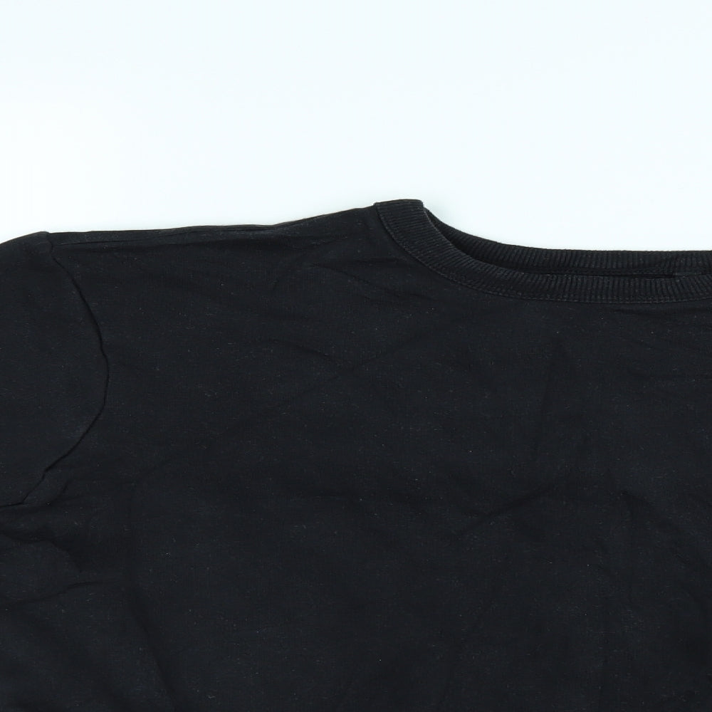 TU Mens Black   Pullover Jumper Size S