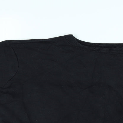 TU Mens Black   Pullover Jumper Size S