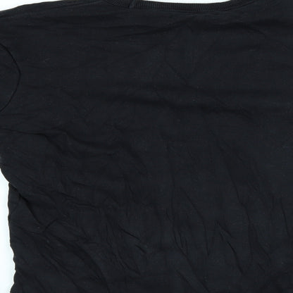 TU Mens Black   Pullover Jumper Size S