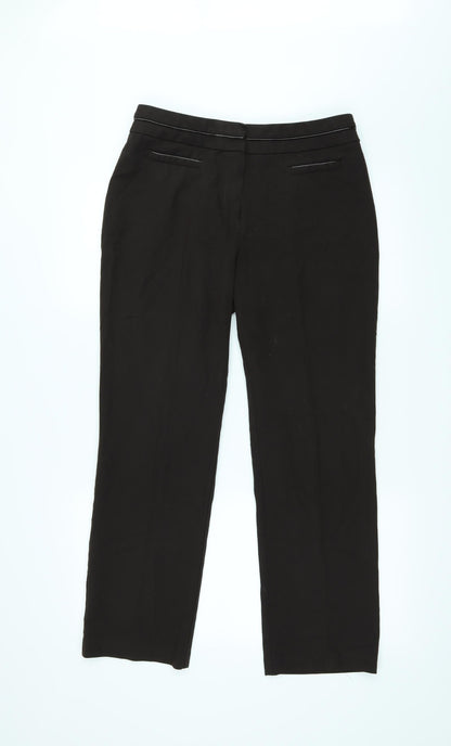 Womens UK Size 12 Marks and Spencer Regular Fit  Brown Trousers