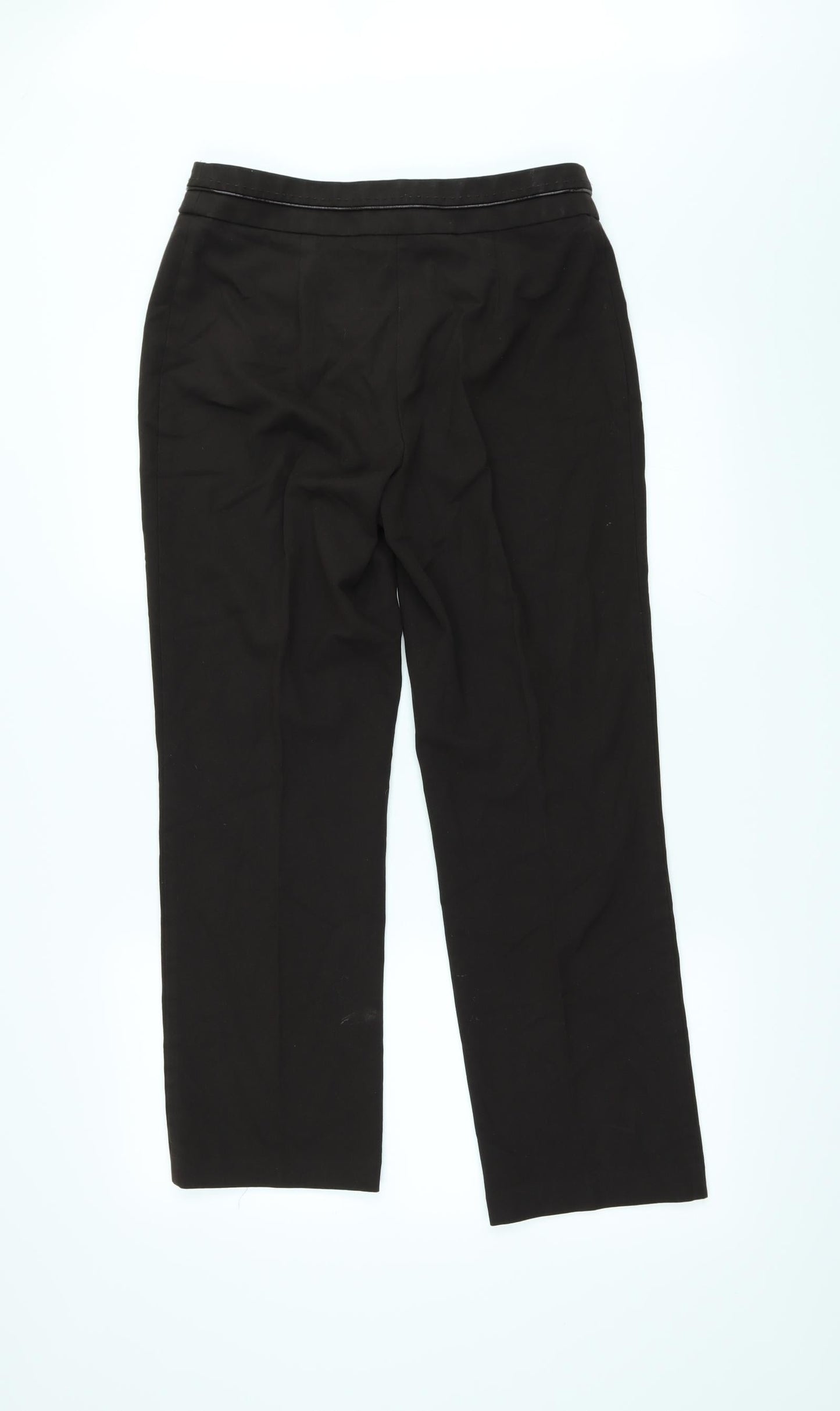 Womens UK Size 12 Marks and Spencer Regular Fit  Brown Trousers