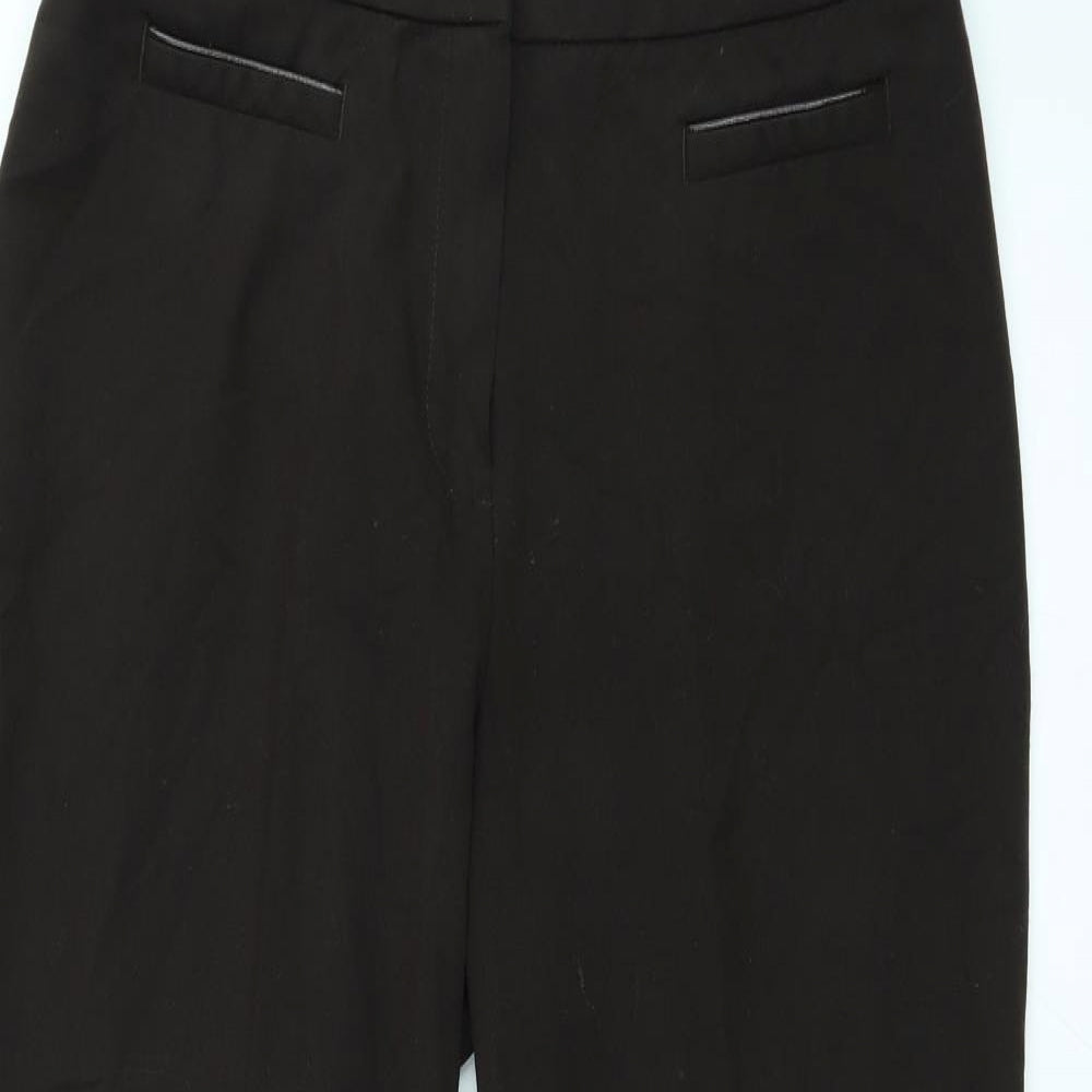Womens UK Size 12 Marks and Spencer Regular Fit  Brown Trousers