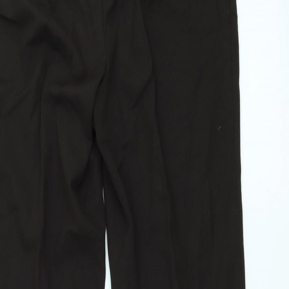 Womens UK Size 12 Marks and Spencer Regular Fit  Brown Trousers