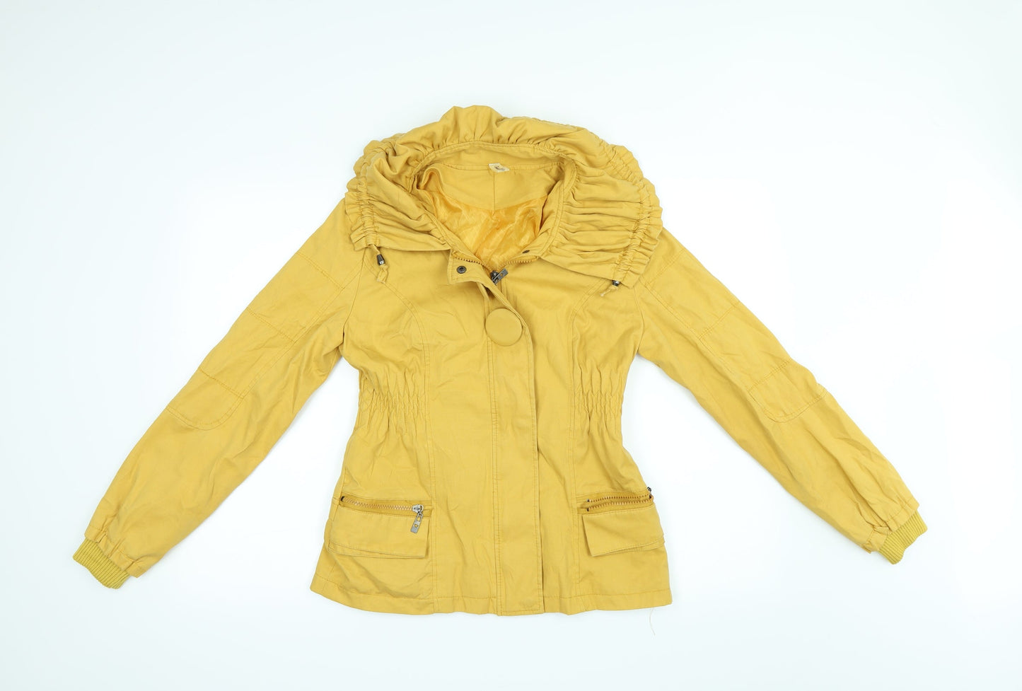 Fashion M Womens Yellow   Jacket Coat Size S