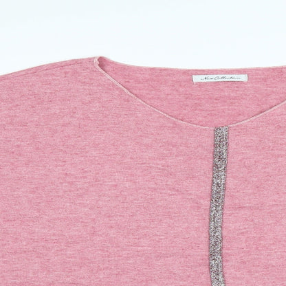 New Collection Womens Pink   Basic Blouse Size L
