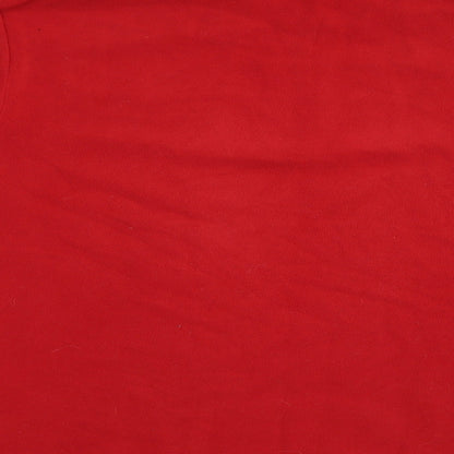 Bishop Mens Red   Pullover Jumper Size M