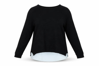 ESMARA Womens Black   Basic Blouse Size 16