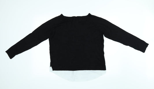 ESMARA Womens Black   Basic Blouse Size 16