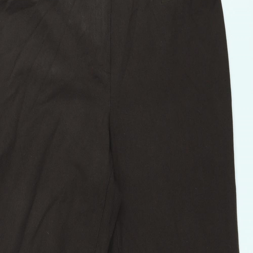 Womens UK Size 14 Marks and Spencer Regular Fit  Brown Trousers