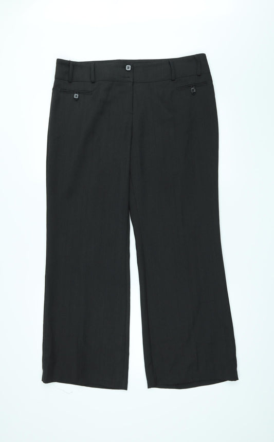 F&F Womens Black   Trouser Suit Suit Trousers Size 14 L28 in