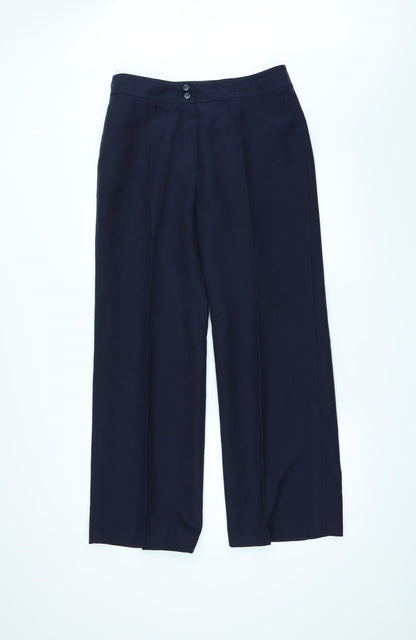Andre Duval Womens Blue   Trousers  Size 16 L28 in
