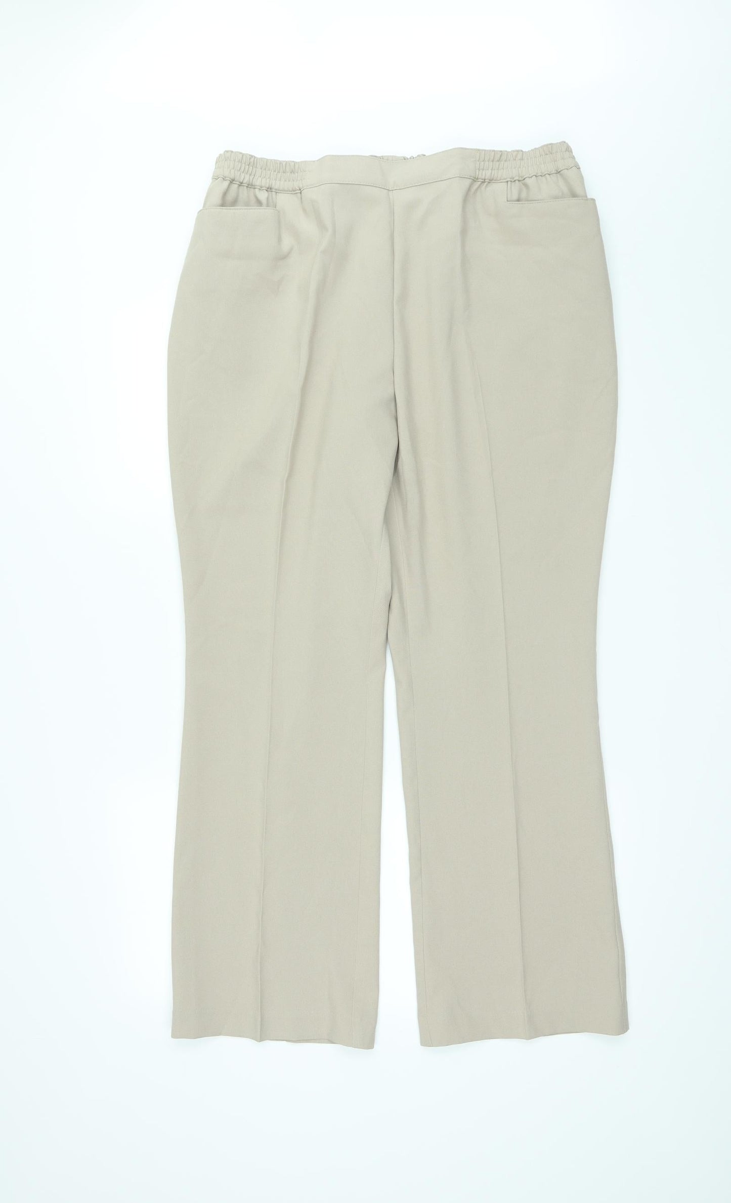 Cotton Traders Womens Beige   Trousers  Size 18 L26 in