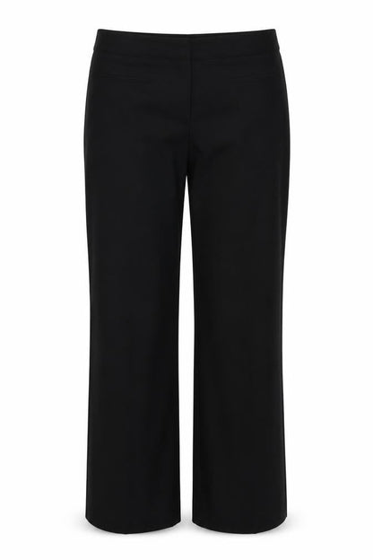 Womens UK Size 12 Mia Moda Regular Fit  Black Trousers