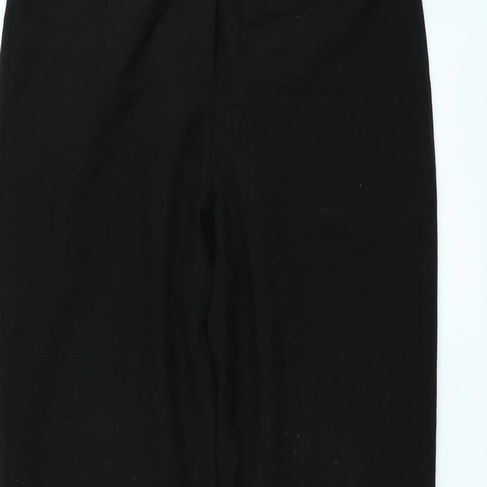 Mia Moda Womens Black   Trousers  Size 12 L29 in