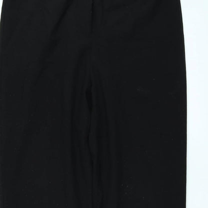 Mia Moda Womens Black   Trousers  Size 12 L29 in