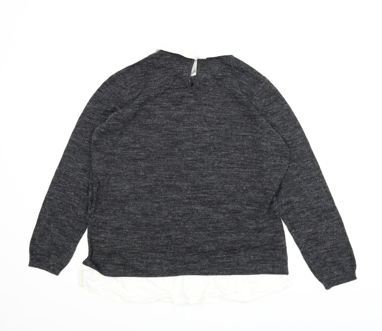 ESMARA Womens Grey   Basic Blouse Size M