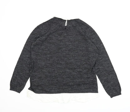 ESMARA Womens Grey   Basic Blouse Size M