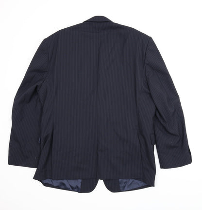 Mens UK Size 44 Preworn Regular Blue Suit Jacket